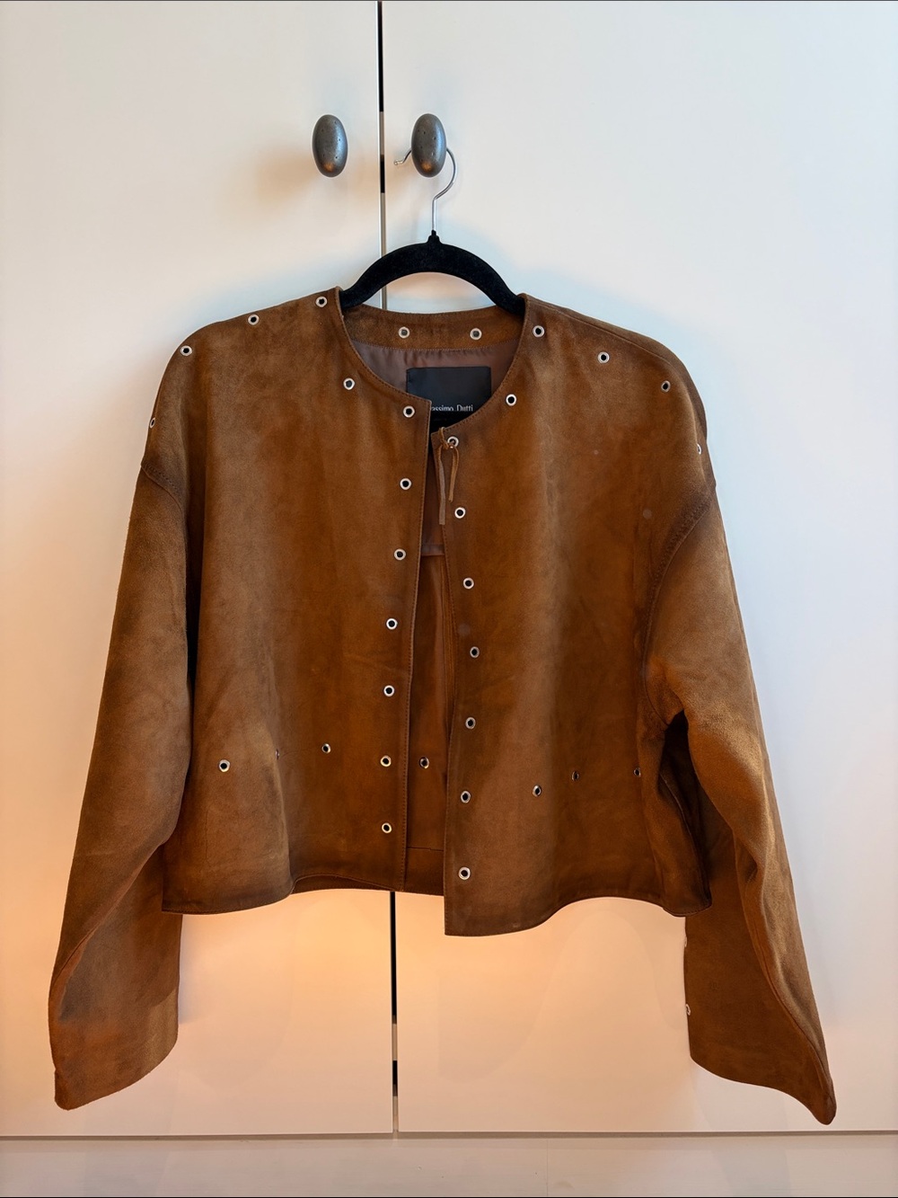 Massimo Dutti Leather Suede Jacket
